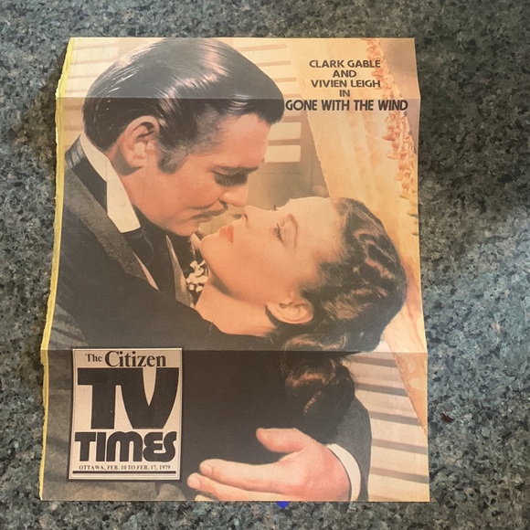 1940 Gone with the Wind Motion Picture Edition with 1949 newspapers clippings - Picture 4 of 6